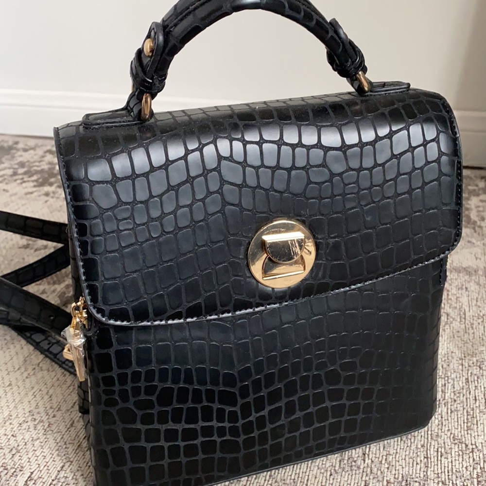 Moonlight Croc Embossed Backpack - Picture 3 of 6